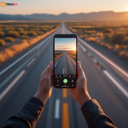 Leading lines in mobile photography for better composition