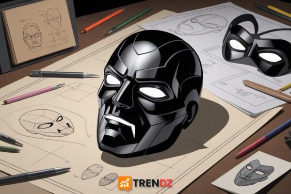 Hrithik Roshan wearing the Krrish mask on set