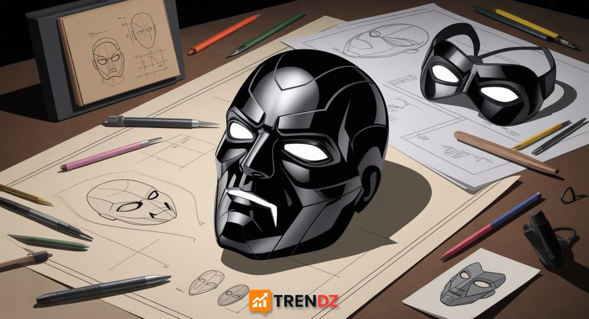 Hrithik Roshan wearing the Krrish mask on set