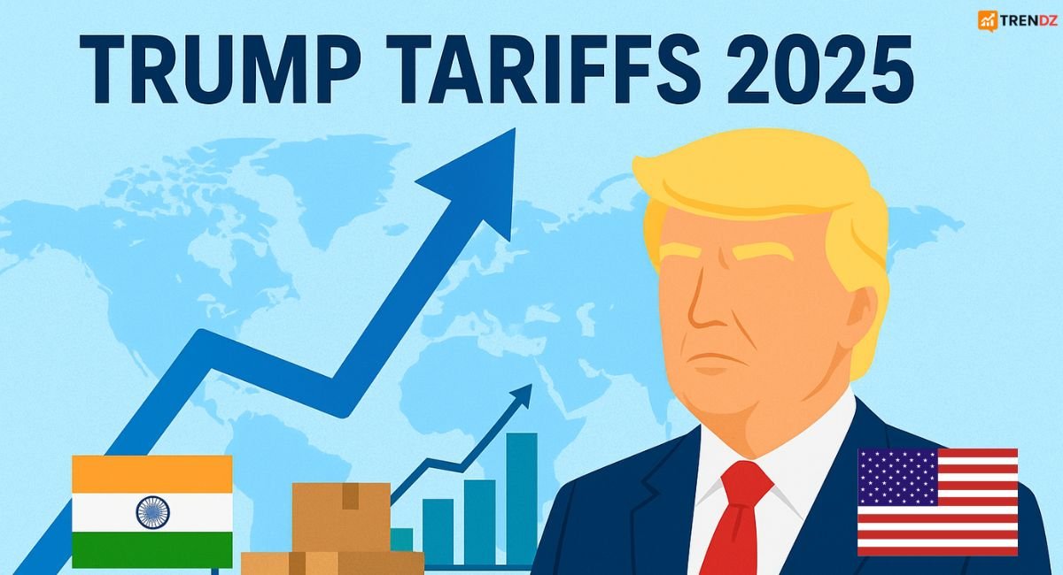 A dramatic globe with price tags and shifting trade routes visualizing the wide-ranging impact of Trump's tariffs on global commerce.