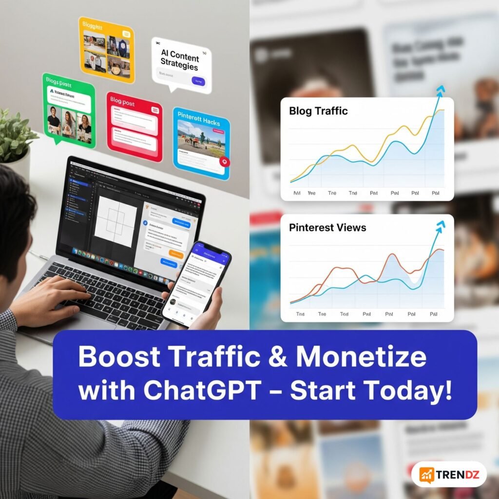 Boost Traffic & Monetize with ChatGPT – Blogging and Pinterest