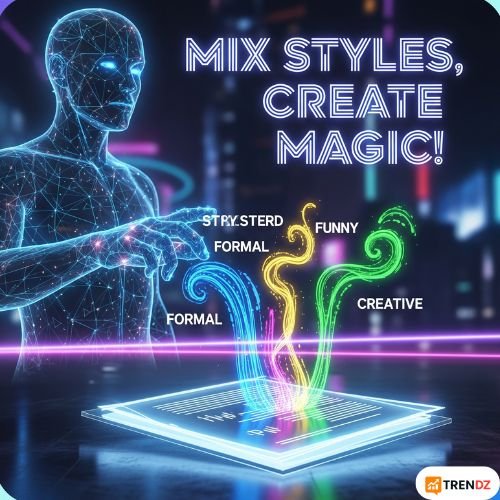 AI assistant merging multiple writing styles into one for better ChatGPT prompt tricks
