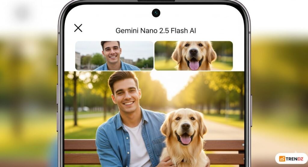 Gemini Nano blending multiple images into one seamless photo