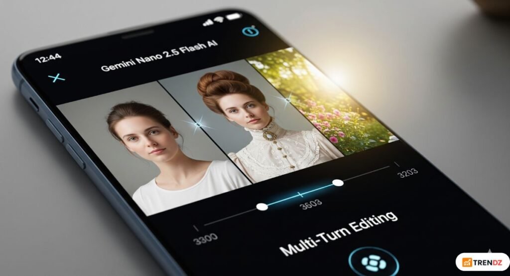 Gemini Nano AI multi-turn photo editing feature step-by-step