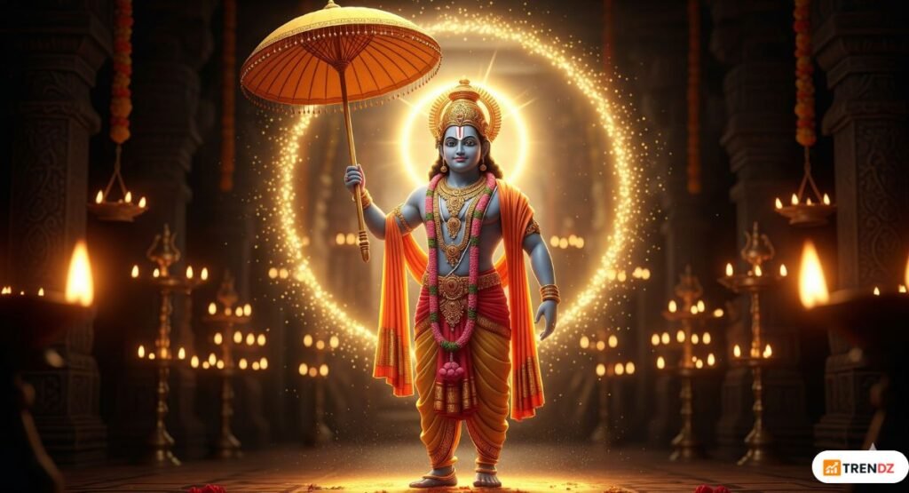 Lord Vamana avatar illustration for Vamana Jayanti 2025