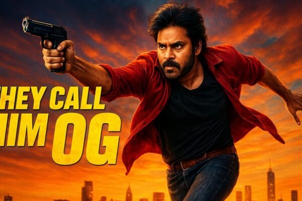 Pawan Kalyan in action pose for They Call Him OG movie