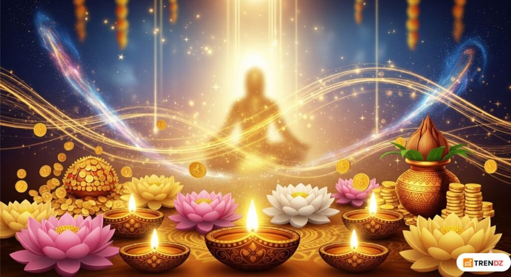 Spiritual artwork showing the benefits of observing Vamana Jayanti 2025