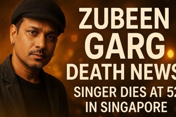 Zubeen Garg death news 2025, popular Assamese singer dies at 52 in Singapore scuba diving accident