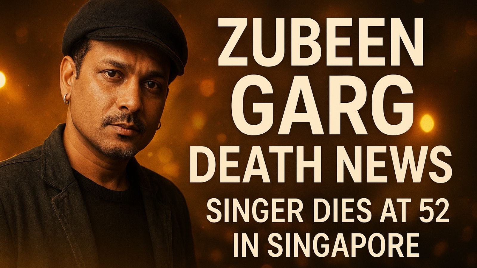 Zubeen Garg death news 2025, popular Assamese singer dies at 52 in Singapore scuba diving accident