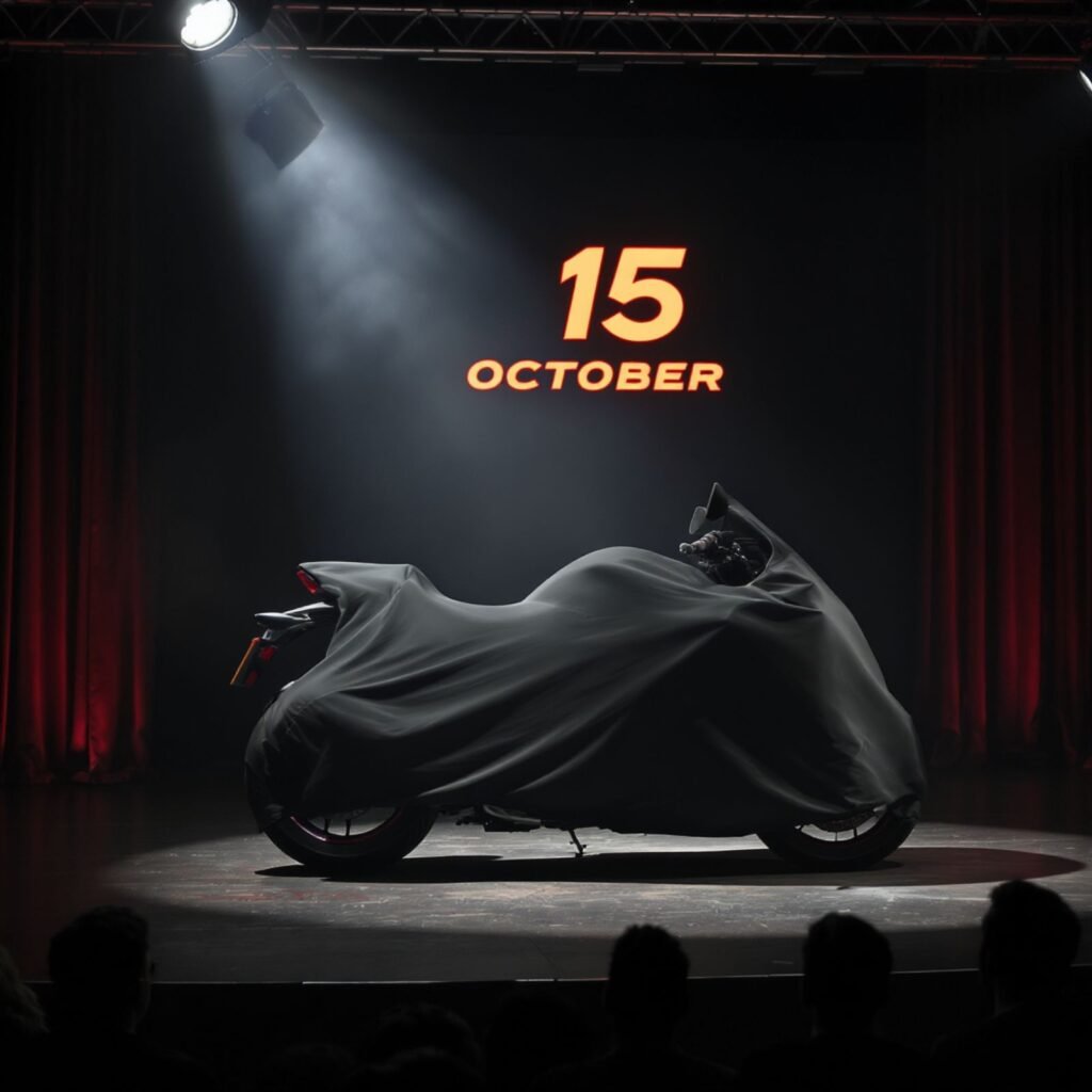 TVS RTX 300 launch teaser stage concept