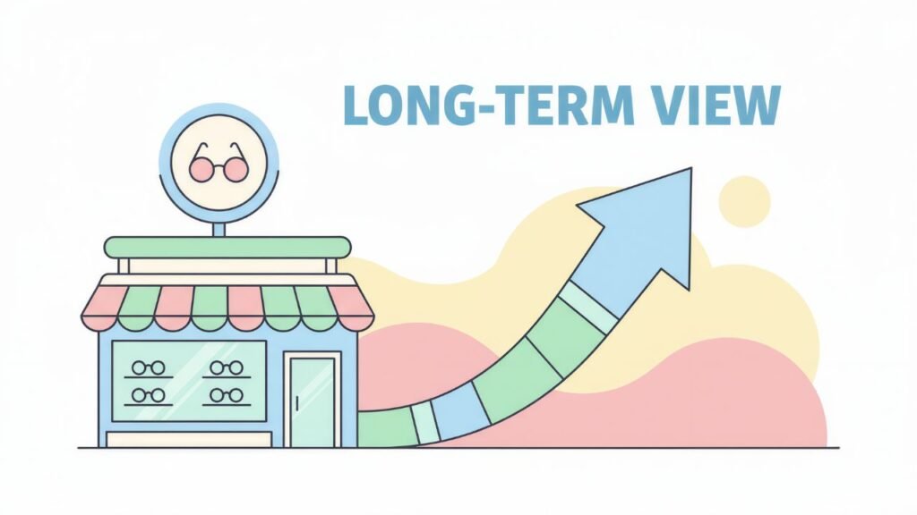 Lenskart long-term business growth outlook graphic